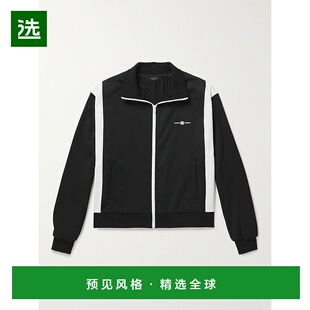 香港直邮AMIRI 男士 Always On Point Logo刺绣针织拉链夹克 PS23