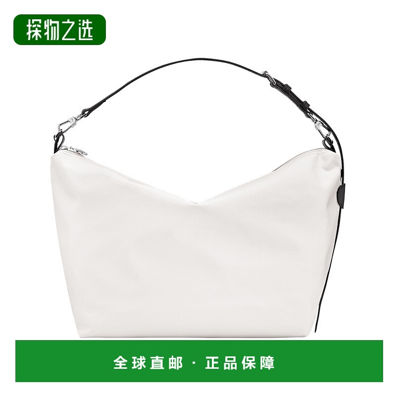 自营欧洲直邮LONGCHAMP珑骧 女士白色Le Slouchy 单肩包