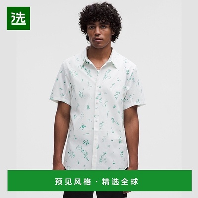 1h可退 欧洲直邮LULULEMON露露乐檬 Airing Easy 短袖衬衫