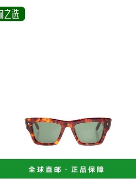 【99新未使用】香港直邮Valentino 徽标方形框太阳镜 VLS-106C-53