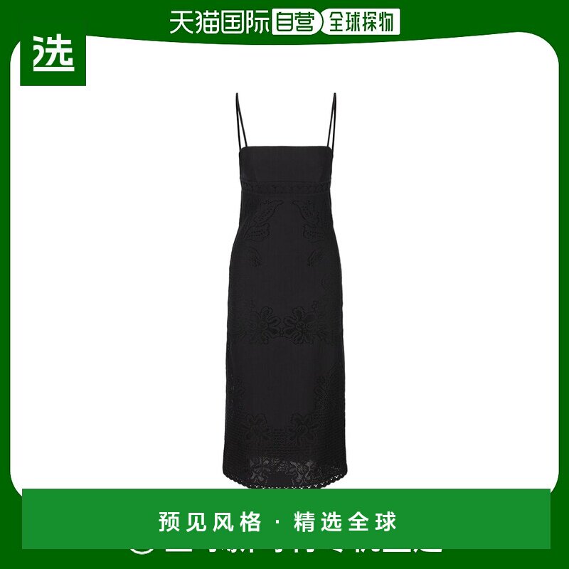 【99新未使用】香港直邮Valentino 肩带连衣裙 4B3VA7P08GR性感