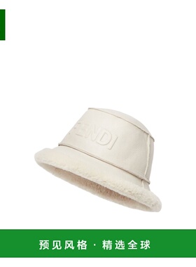 香港直邮FENDI 女士帽子 FXQ852AYL4F0NH8 AW2025 白色 纳帕羊毛