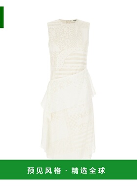 香港直邮FENDI 女士连衣裙 FDD360AUJXFOZNM SS2025 米白色 Ivory