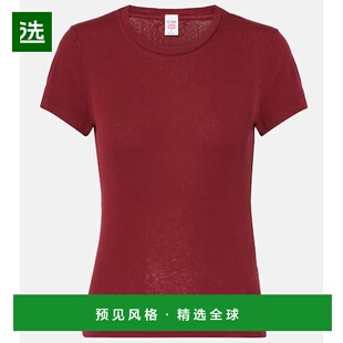 1h可退 香港直邮redone 女士 '90s 婴儿棉质针织T恤 red红色 舒适