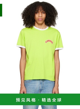 1h可退 香港直邮Bluemarble 男士 绿色刺绣 T 恤 TS30JE19FA23