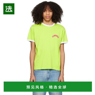 1h可退 香港直邮Bluemarble 男士 绿色刺绣 T 恤 TS30JE19FA23