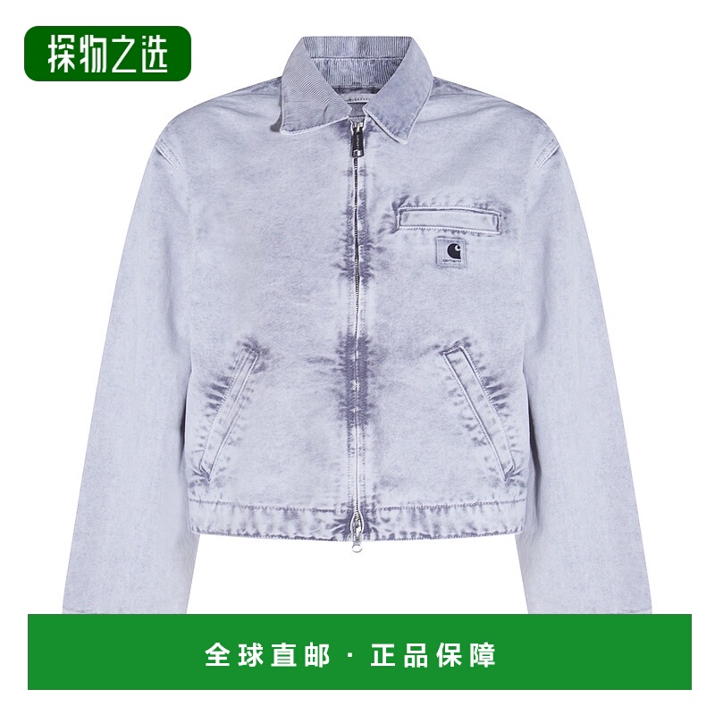 香港直邮CARHARTT WIP 女士 浅蓝棉质休闲夹克 I03557000E5F