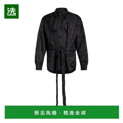 1h可退 香港直邮Gcds 男士 花纹衬衫 black黑色 舒适时尚