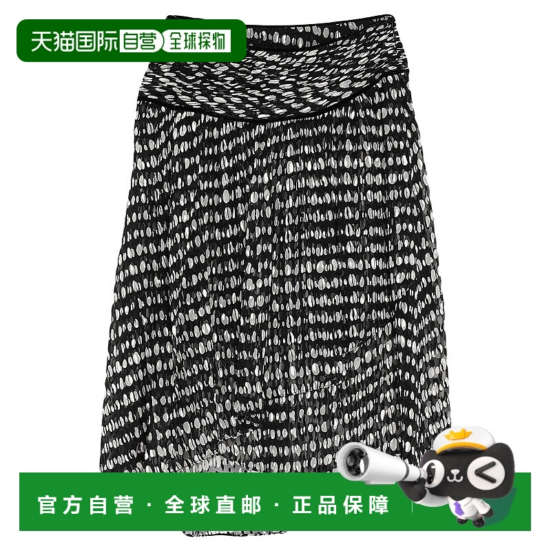 1h可退 香港直邮Pinko 品高 女士 迷你半身裙 black黑色 舒适时尚