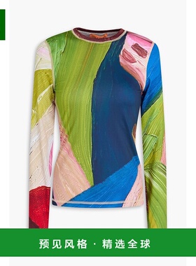 1h可退 香港直邮Stine Goya 女士 印花弹性针织上衣 SGPS25T00722