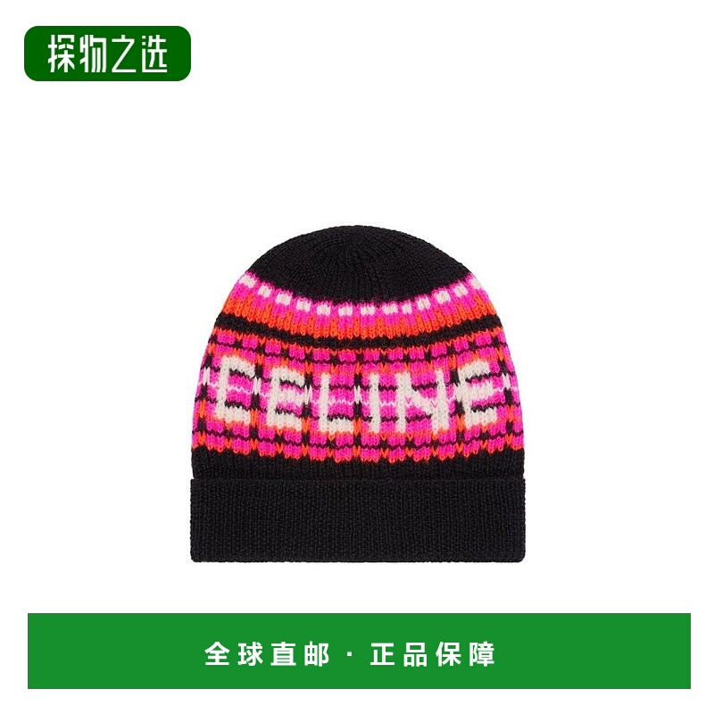 香港直邮Celine 徽标提花羊毛帽子 2AB10579S. 高级感 潮牌正品