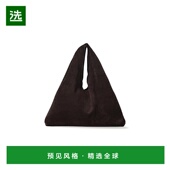 小号绒面革包包 1h可退 brown棕色 女士 Bindle 香港直邮The Row