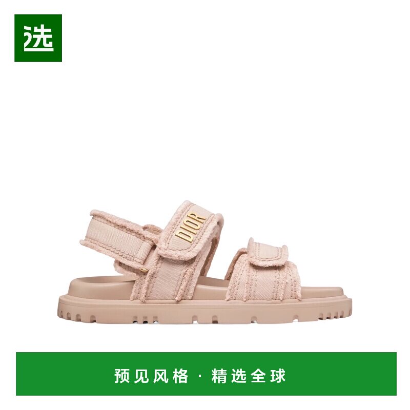 香港直邮Dior Dioract 露趾平底凉鞋 KCO002CVA迪奥