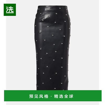 1h可退 香港直邮ROTATE BIRGER CHRISTENSEN 女士 铆钉铅笔半身裙