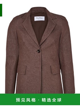 香港直邮Max Mara 翻领长袖西装外套 MAXB823D