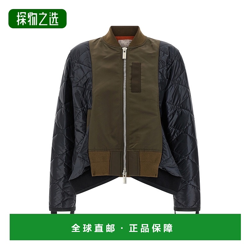 香港直邮Sacai 女士 Bimaterial 短夹克 2508152 colorful花色 舒