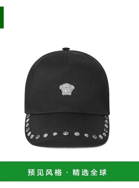 香港直邮VERSACE 男士帽子 10201881A169242BJ30 SS2026 黑色