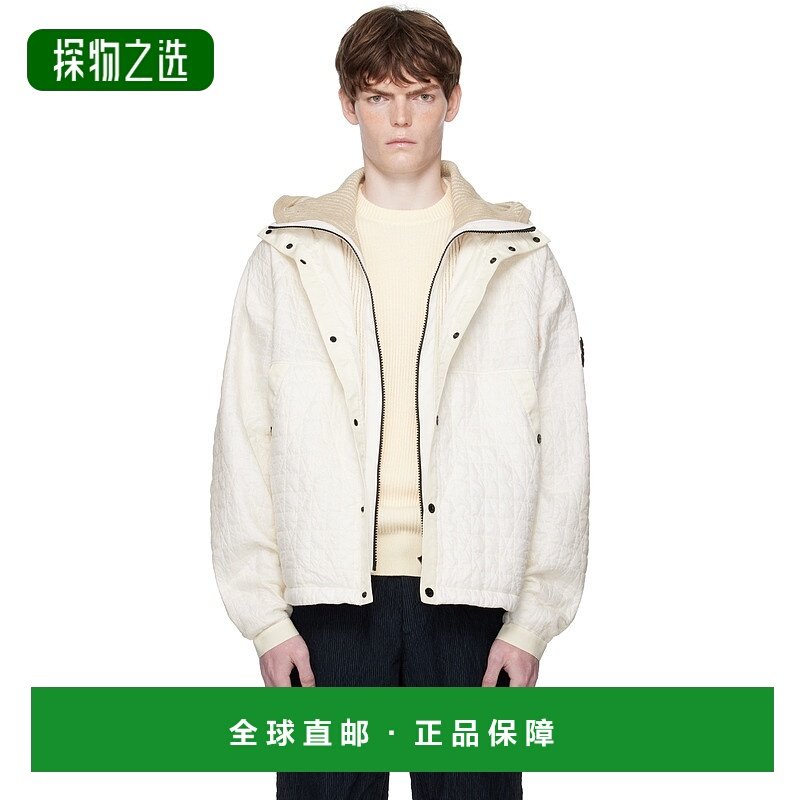 1h可退 香港直邮Stone Island 石头岛 男士 灰白色 4100023 Crink