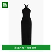 1h可退 镂空罗纹弹力棉质平纹针织超长连衣 DONE 美国直邮