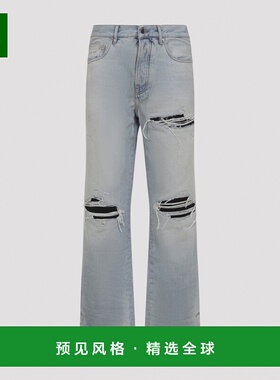 1h可退 香港直邮AMIRI 男士牛仔裤 AMBMJE1026MIST SS2026 蓝色 M