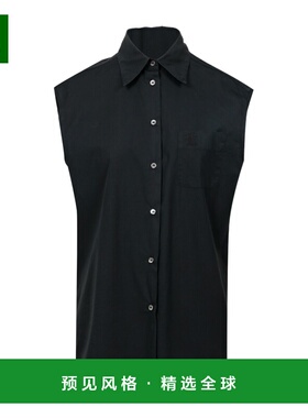 香港直邮N21 女士衬衫 G08300749000 SS2024 黑色 无袖衬衫