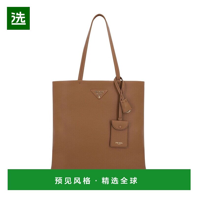 香港直邮Prada 普拉达 女士 三角形標誌頂部把手包 1BG550VONT2DK