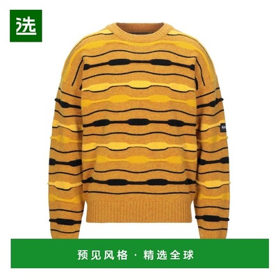 1h可退 香港直邮Napapijri 男士 毛衣 yellow黄色 舒适时尚