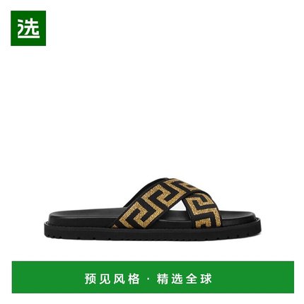 香港直邮Versace 圆头拖鞋 10161881A14635范思哲一脚蹬