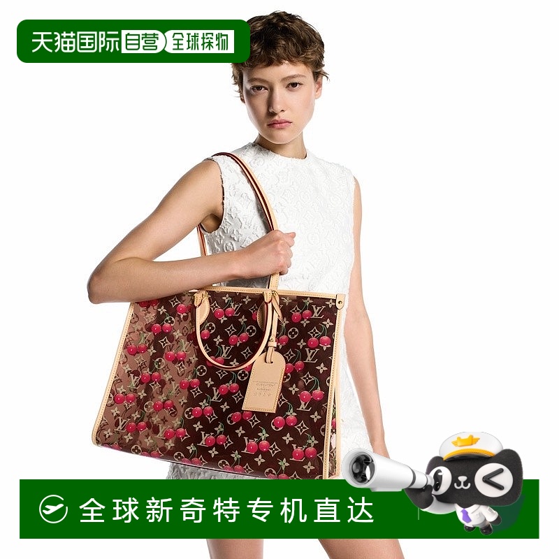 1h可退 欧洲直邮LV/路易威登 LV x TM OnTheGo女士棕色老花帆布手