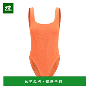 1h可退 香港直邮HUNZA G 女士 连体泳衣 SSQUARECROR orange橙色