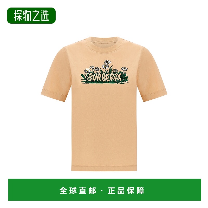 1h可退 香港直邮潮奢 Burberry 巴宝莉 女士 印花T恤 8102402TEAC