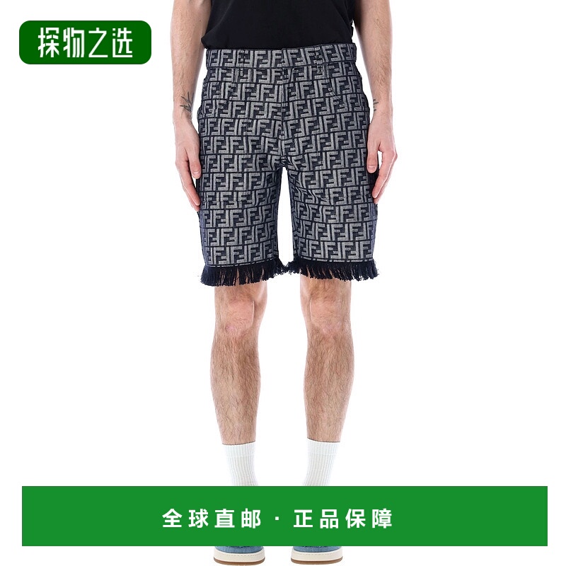1h可退 欧洲直邮FENDI芬迪 男士短裤 FLP307AMZ3F0ZNZ休闲裤
