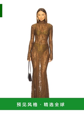 香港直邮NORMA KAMALI 诺玛·卡玛丽 女士 for FWRD 长袖高领鱼尾