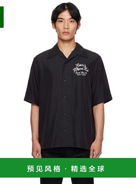 1h可退 香港直邮AMIRI 男士 黑色 Hollywood Auto 衬衫 AMSTCA116