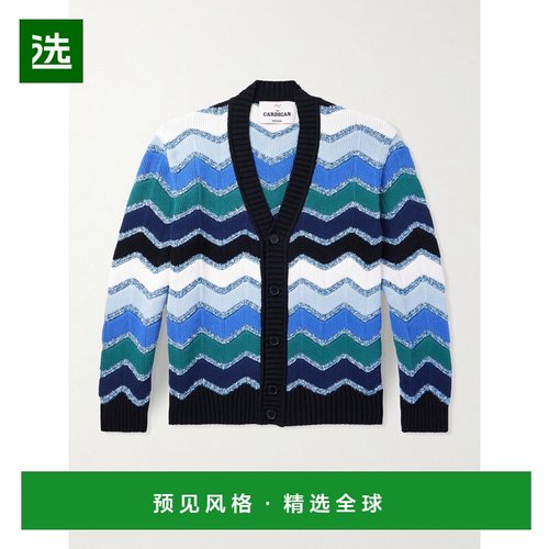 1h可退 香港直邮MISSONI 米索尼 男士 长袖针织开衫 US25SM06BK04