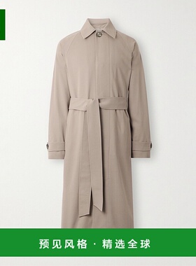 1h可退 香港直邮Ami Paris 男士 束带羊毛绉大衣 UCO311WV0039