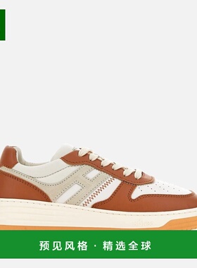 欧洲直邮Hogan H630棕色/灰色运动鞋复古