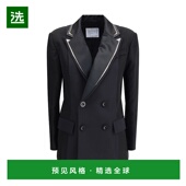 香港直邮Sacai JACKE 女士 1h可退 DOESKIN 双面真丝棉质西装 外
