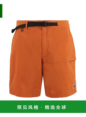 香港直邮K-WAY 男士短裤 K81267WWD7 SS2023 橙色 徽标短裤
