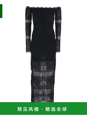 香港直邮BLUMARINE 女士连衣裙 2A760AN0990 SS2026 黑色 Black L