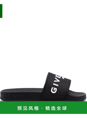 香港直邮Givenchy 纪梵希 女士 黑色凉鞋 BE3004E1UMSLIDEFLAT001