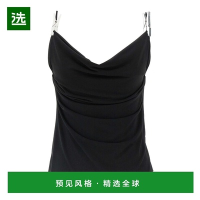 香港直邮COPERNI 女士背心吊带 COPT83F5022 SS2025 黑色 Draped
