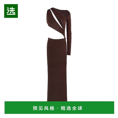 1h可退 香港直邮AYA MUSE 女士 长款连衣裙 brown棕色 舒适时尚