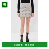 香港直邮VERONICA BEARD 女士 1h可退 Olenna 精饰半身裙