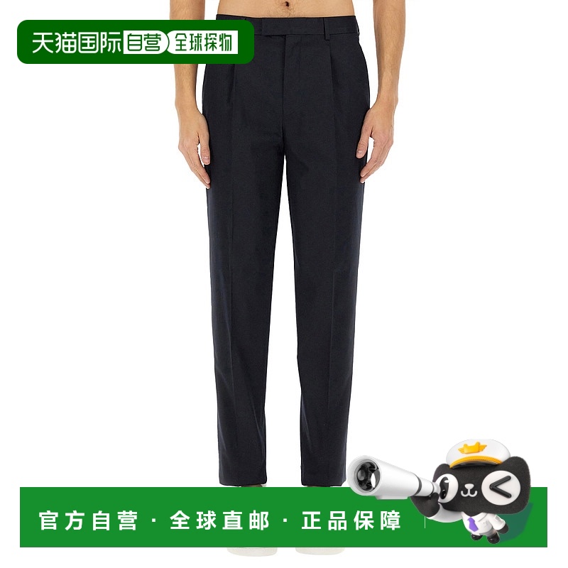 1h可退 香港直邮Zegna 杰尼亚 男士 直筒长裤 915F06A977PM12412