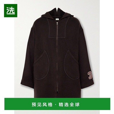 1h可退 Bode 男士 Sideline 嵌花羊毛毡大衣 MRF24OW010B