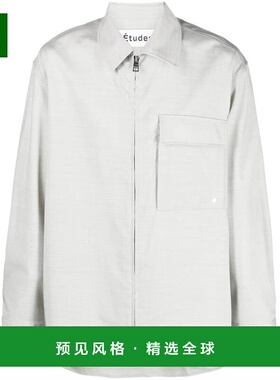 1h可退 香港直邮Études 男士 衬衫 E23MM380E001 grey灰色 舒适时