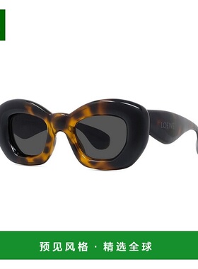 1h可退 香港直邮LOEWE 罗意威 男士 LW40117I 52A 标志太阳镜 LW4