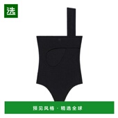 香港直邮Courreges 125JBD117JS0194泳衣 年代罗纹紧身衣 LOOP