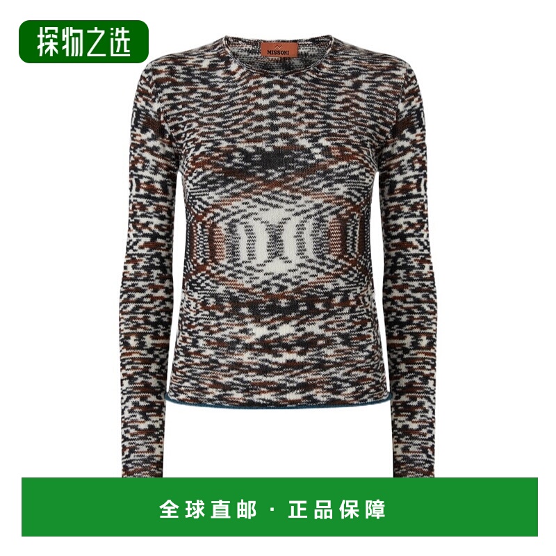 香港直邮Missoni 长袖圆领毛衣 DS25WN0LBK01C9针织
